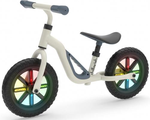 Chillafish Charlie Glow Balance Bike, Beige