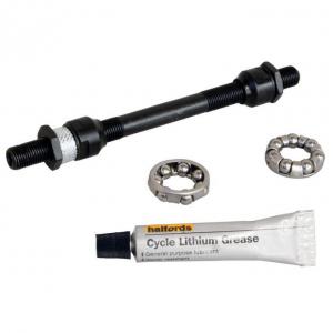 Halfords 10mm x 140mm Axle with Bearings and Grease