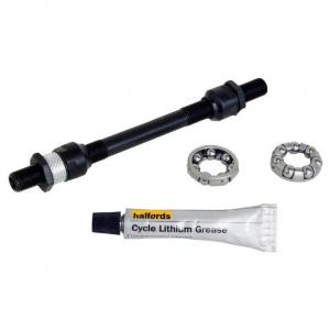 Halfords 10mm x 145mm Axle with Bearings and Grease