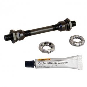 Halfords 9.0mm x 108mm Axle with Bearings and Grease