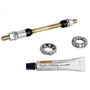 Halfords 9.5mm x 175mm Axle with Bearings and Grease