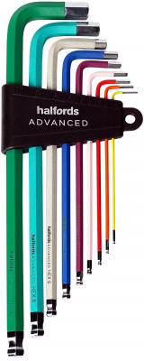 Halfords Advanced Ball End Hex Key Set