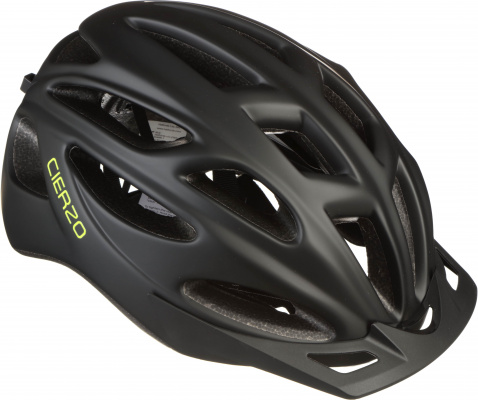 Halfords Black Cierzo Junior Helmet, 52