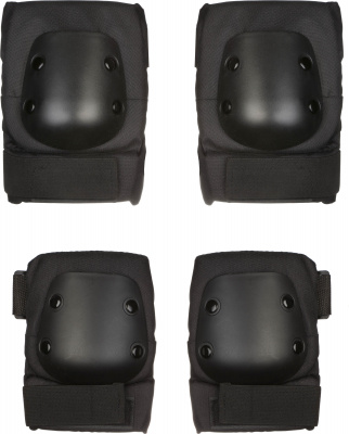 Halfords Black Junior Full Pad Set, 7-11yrs