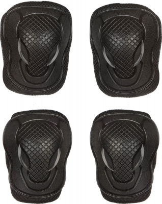 Halfords Black Kids Pad Set, 7-11yrs