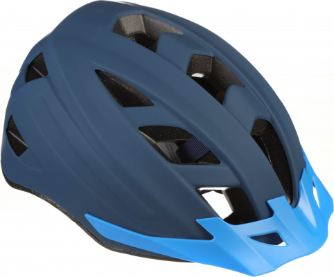Halfords Blue Contrast Junior Helmet, 52