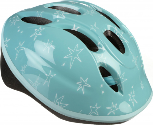 Halfords Blue Stars Kids Helmet, 46