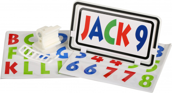 Halfords Essential Kids Bike Number Plate