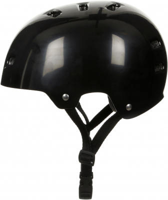 Halfords Essential Skate Helmet, Black Gloss
