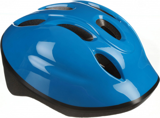 Halfords Plain Blue Kids Helmet, 46