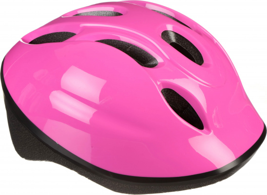 Halfords Plain Pink Kids Helmet, 46