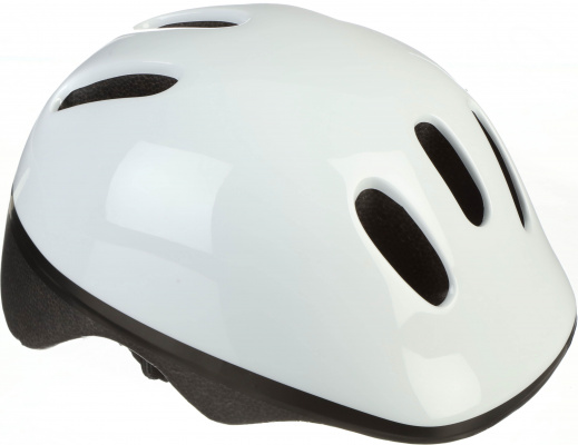 Halfords Plain White Kids Helmet, 48