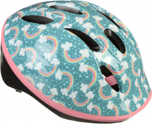 Halfords Rainbow Cloud Kids Helmet, 46