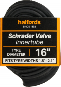 Halfords Schrader Bike Inner Tube 16