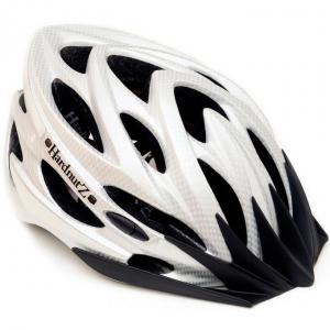 HardnutZ Silver Carbon Fibre High Vis Helmet (54-62cm)