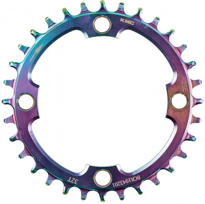KMC 104BCD 4 Arm Narrow Wide Aurora MTB Chainring