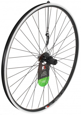 KX 700c Rim Brake Rear Wheel, 8-10 Speed, Quick Release Axle