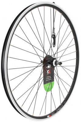 KX 700c Rim Brake Rear Wheel, Screw On, Quick Release Axle