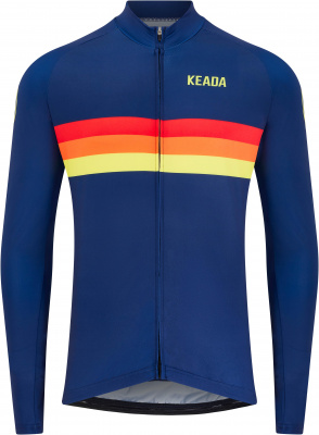 Keada Sports Men's Sunrise Long Sleeve Cycling Jersey