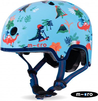 Printed Helmets for Bikes and Scooters Dino: Extra Small 46