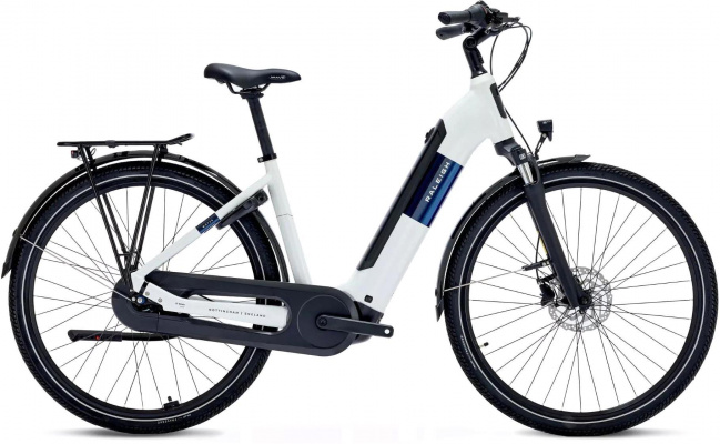 Raleigh Motus Hub Sparkling White Electric Hybrid Bike