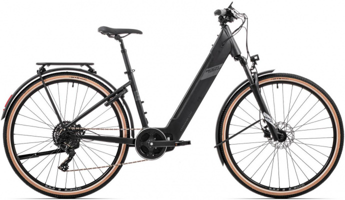 Rock Machine Crossride e450 Touring Electric Bike - Black