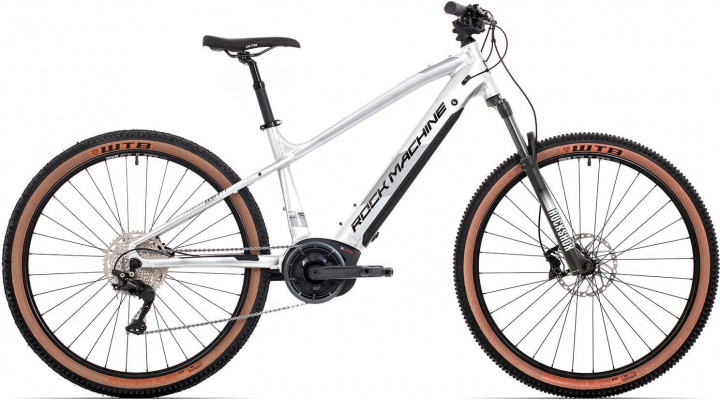 Rock Machine Torrent e70-29 B, Electric Mountain Bike, Gloss Silver/Black