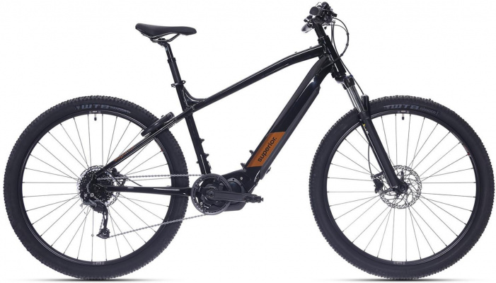 Rock Machine eXC 6.2 Electric Mountain Bike, Black Gloss