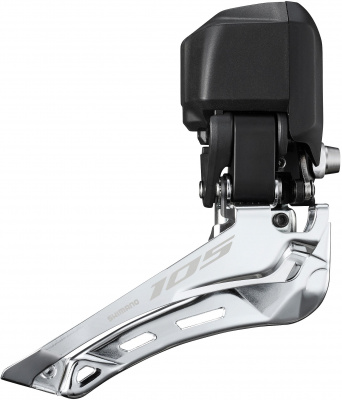 Shimano 105 FD-R7150 Di2 12-speed Front Derailleur, Braze-on, Double