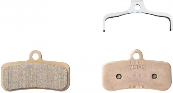 Shimano D02S Disc Brake Pads & Spring, Metal Sintered