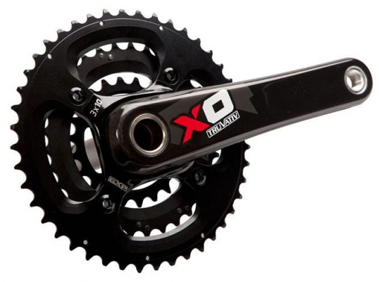 Truvativ X0 3 x 10 Speed Chainset - Red - GXP Cups NOT included
