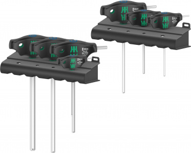 Wera 454/7 HF Screwdriver Set T-Handle Screwdrivers Hex-Plus 7pcs