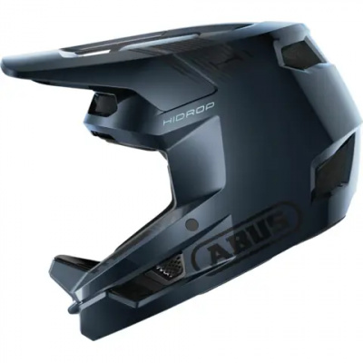 ABUS HiDrop MTB Full Face Helmet in Shiny Black