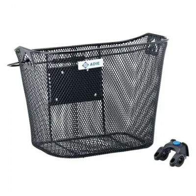Adie Mesh Basket with Snap Fit Bracket in Black