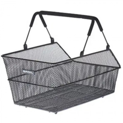 Basil Cento S Rear Bicycle Basket Multi Black one size