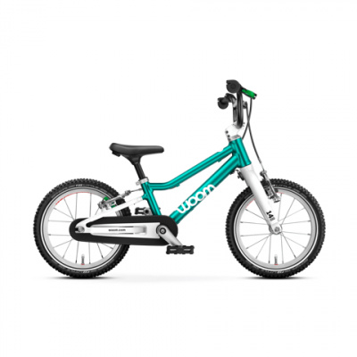 GO 2 Superlight First 14 inch Pedal Bike - Metallic Turquoise