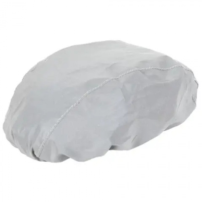 M-Wave Helmet Cover In Silver Full Reflective Fabric