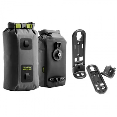 Old Man Mountain Hemlock 5l Bag w/FLIP Cages in Black