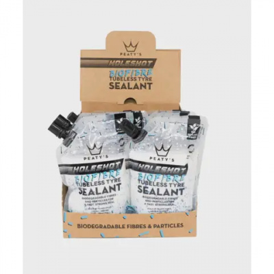 Peaty's Holeshot BioFibre Tubeless Tyre Sealant - Various Sizes