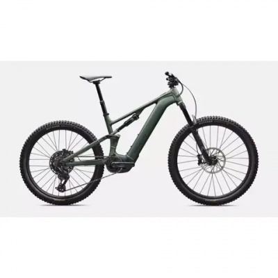 Specialized Turbo Levo 4 Alloy Electric Mountain Bike in Satin Cypress Metallic/Dark Moss Green