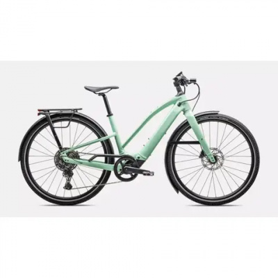 Specialized Turbo Vado SL 2 4.0 Step-Through eHybrid Bike in Oasis/Dune White Frost