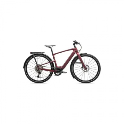 Specialized Turbo Vado SL 2 6.0 EQ Carbon E-City Bike In Satin Red Sky/Red Onyx Frost