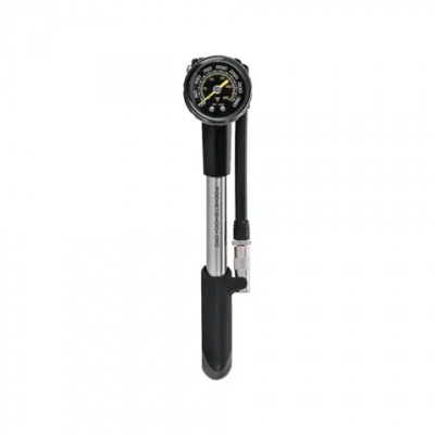 Topeak Shock Pocket DXG Pump w/Gauge in Silver