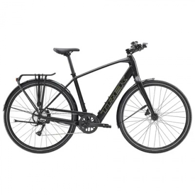 Trek FX+ 2 LT Electric Bike in Trek Black