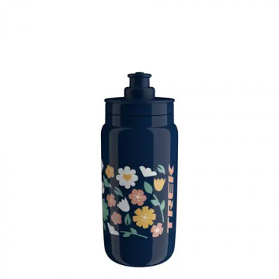 Trek Fly Floral 550ml Water Bottle in Dark Blue