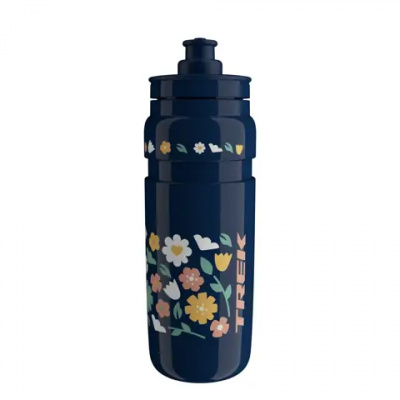 Trek Fly Floral 740ml Water Bottle in Dark Blue