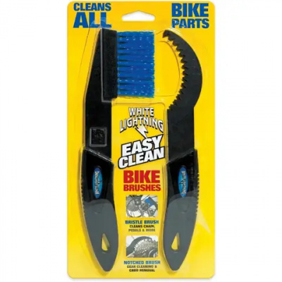 White Lightning Easy Clean Brush Kit in Black
