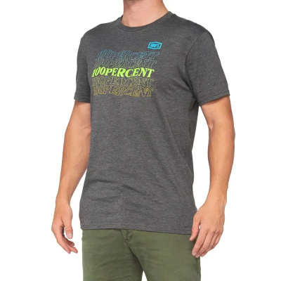 100% 100 Silva T-Shirt Charcoal Heather Small