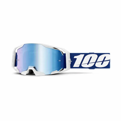 100% ARmatic Mirror Blue Lens Goggles