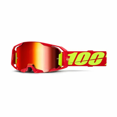 100% ARmatic Mirror Red Lens Goggles